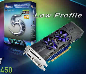 Sparkle GeForce GTS 450 low profile